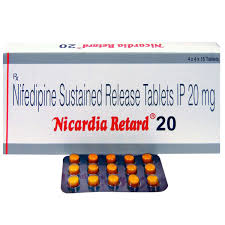 Nicardia Retard 20mg Tablet